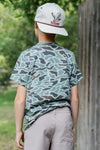 Youth Tee- Retro Duck Camo Pocket