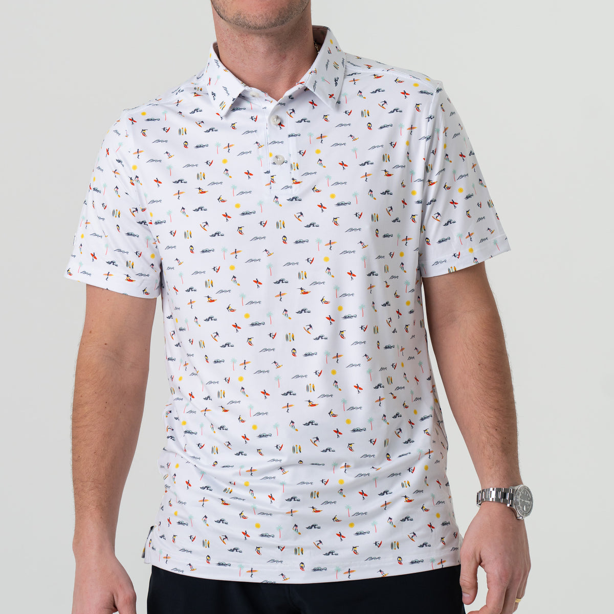 Performance Polo - Surfer - White
