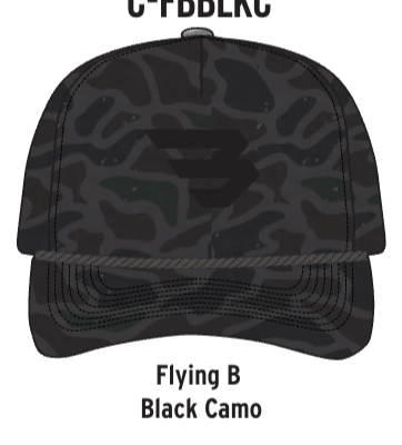 Cap-Flying B Black Camo