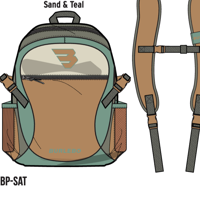Backpack - Sand and Teal