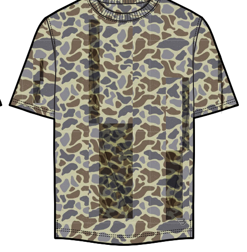 Youth - Go To Tee - Classic Deer Camo