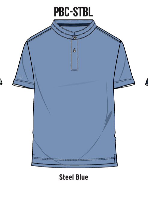 Performance Blade Collar Polo-Steel Blue