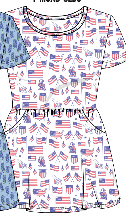 Youth Moxie Dress - Old Glory