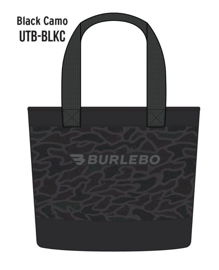 Waterproof Utility Tote - Black Camo