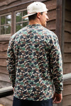 Throwback Camo Tee - Elk Horn Pocket - L/S