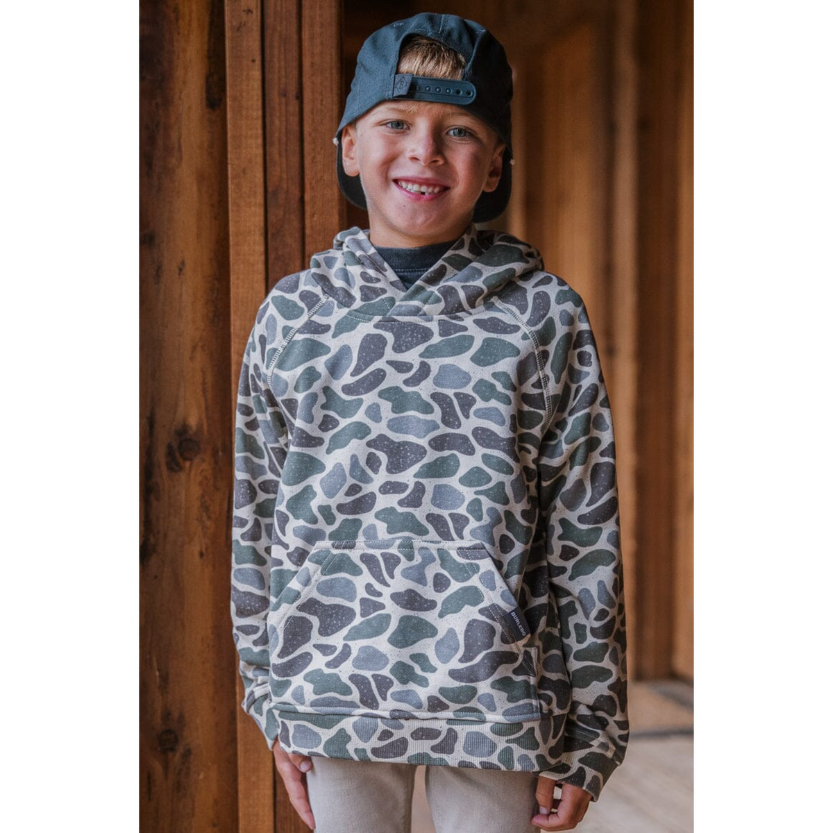 Youth Fleece Hoodie - Classic Deer Camo