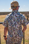 Cotton Twill Button Up - Driftwood Camo
