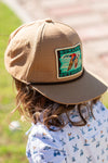 Youth Cap - Green Head Patch - Coyote Tan