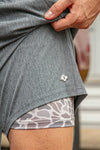 Athletic Shorts - Grizzly Gray - Classic Deer Camo Liner